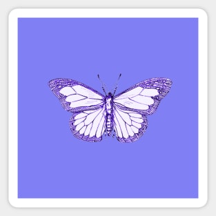 Butterfly Blues Sticker